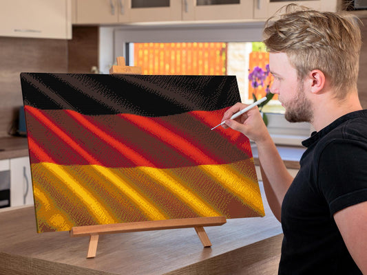 Diamond Painting - Tysk flag