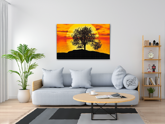 Diamond Painting - Solnedgang