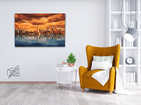 Paint by Numbers - Toronto ved skumring