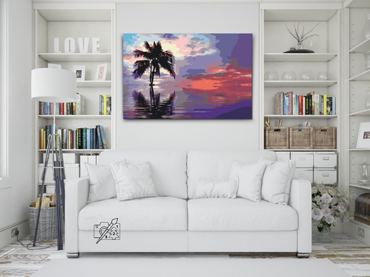 Paint by Numbers - Palme i havet