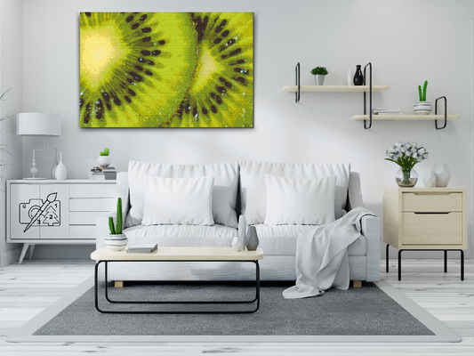 Diamond Painting - Kiwi-baggrund