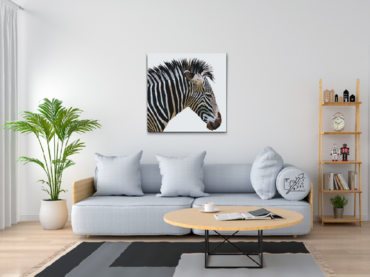 Paint by Numbers - Kubistisk Zebra