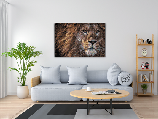 Diamond Painting - Løvens rovdyrsudseende