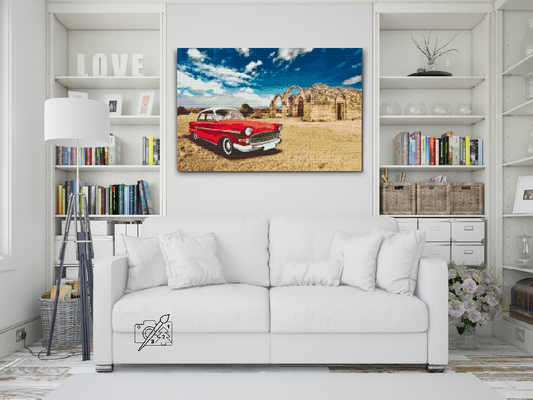 Diamond Painting - Retro bil