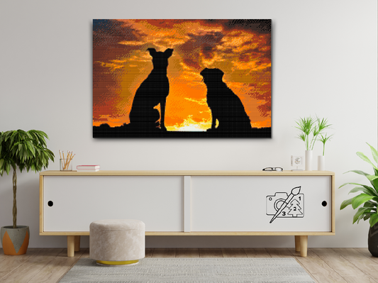 Diamond Painting - Dogs Friends
