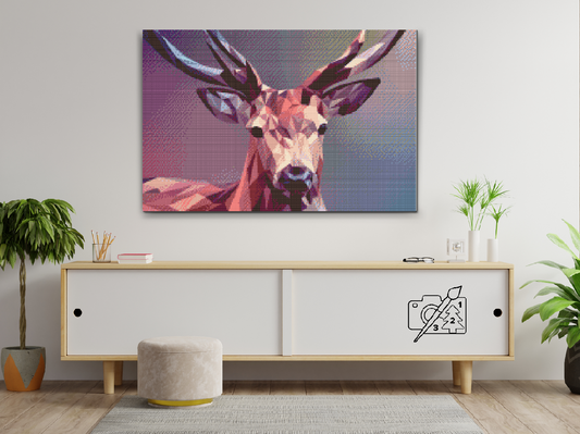 Diamond Painting - Vektorhjort