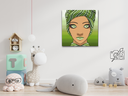 Diamond Painting - Kvinde med turban