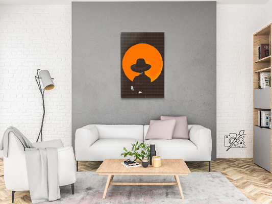 Diamond Painting - Den mystiske kvinde med hatten