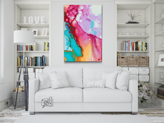 Diamond Painting - Farverig kunst