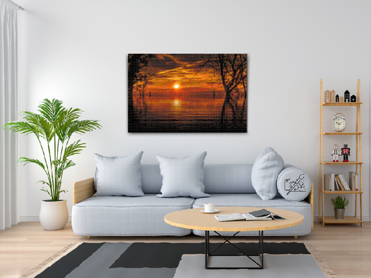 Diamond Painting - Magisk solnedgang