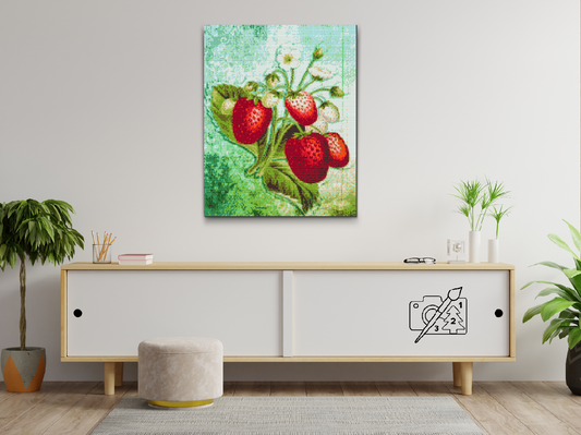Diamond Painting - Jordbærsæsonen