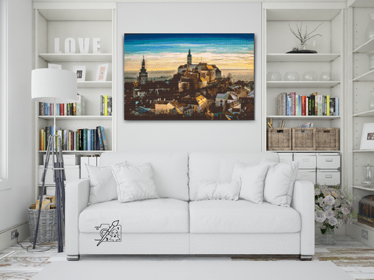 Diamond Painting - Mikulov, Tjekkiet