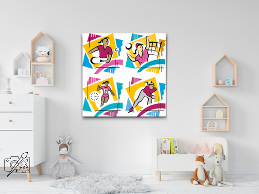 Diamond Painting - Mix af Sports 2