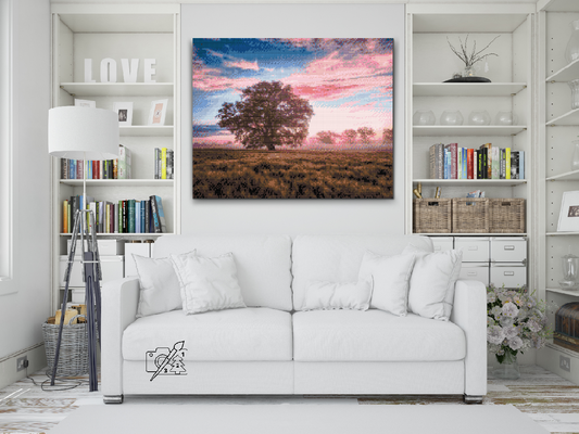 Diamond Painting - Ensomt Træ 3