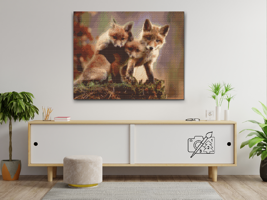 Diamond Painting - Ræveunge