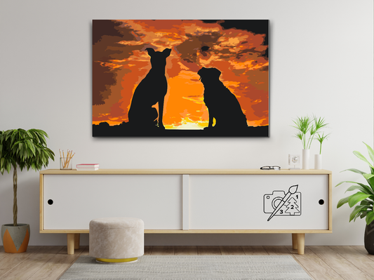 Paint by Numbers - Dogs Friends