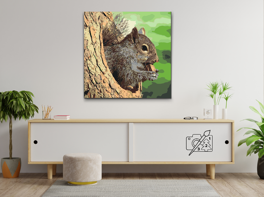 Paint by Numbers - Egern på træet