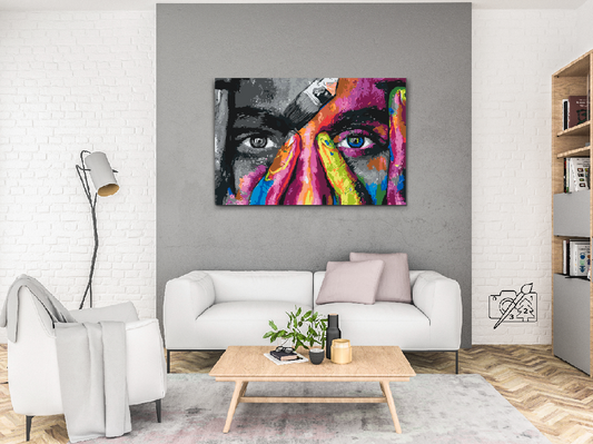 Paint by Numbers - Kvinde med to ansigter