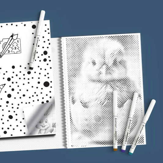 Mal-med-prikker Malebog - Påske - Køb 3 betalt for 2 - rabat fratrækkes ved kassen.