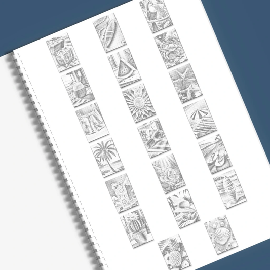 Mal-med-prikker Malebog - Sommer - Køb 3 betalt for 2 - rabat fratrækkes ved kassen.