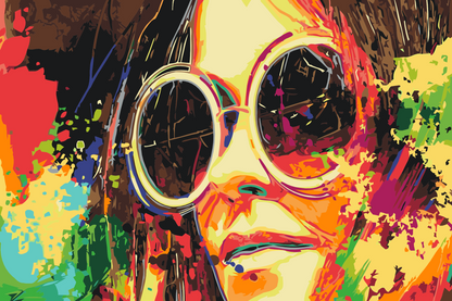 Paint by Numbers - Farverige solbriller