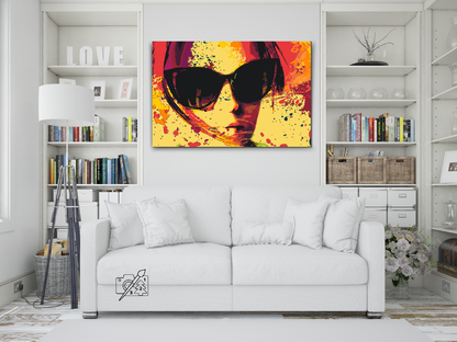 Paint by Numbers - Solbriller i gul