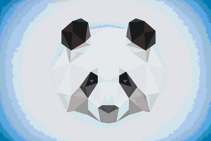 Paint by Numbers - Grafisk Panda