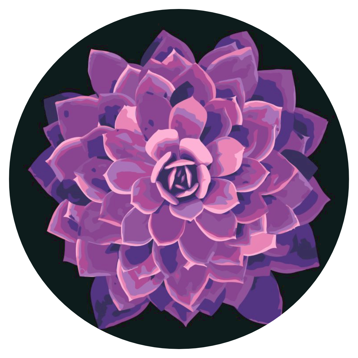 Paint by Numbers - Lilla Mandala
