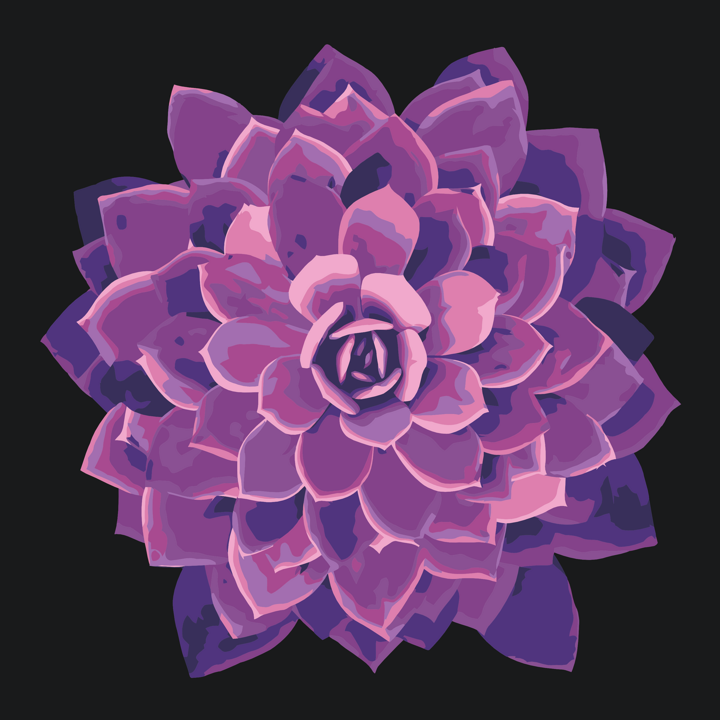 Paint by Numbers - Lilla Mandala