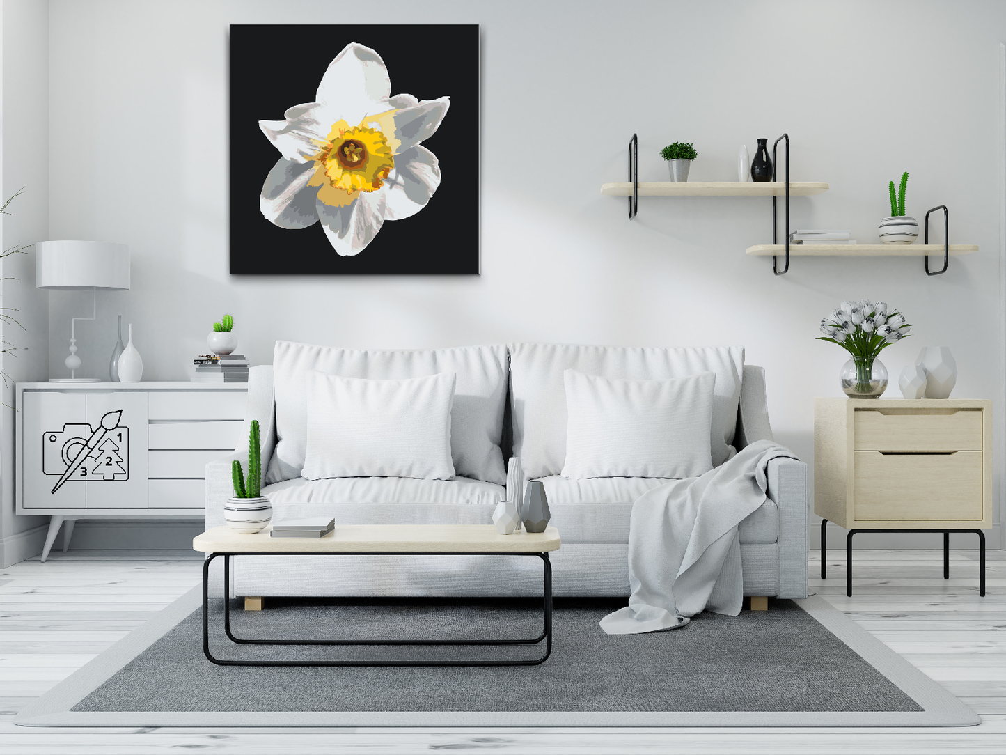 Paint by Numbers - Narcissusblomst