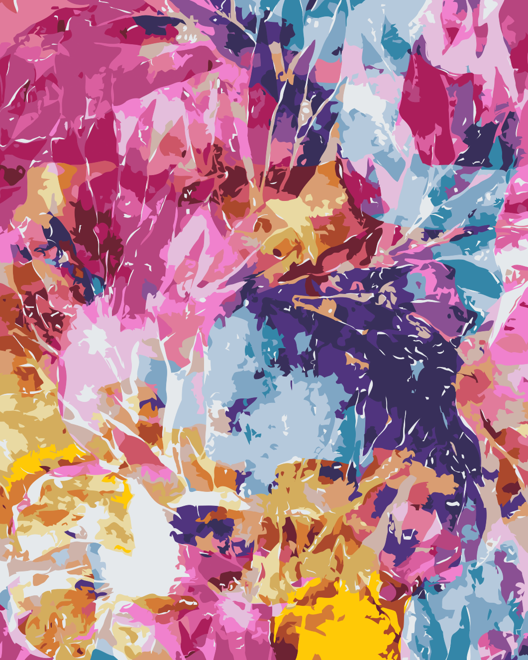 Paint by Numbers - Abstrakte farver