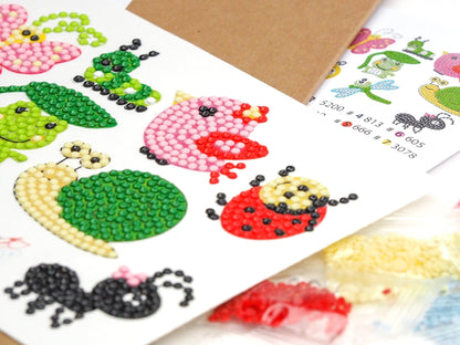 Diamond Painting Sticker - Engdyr