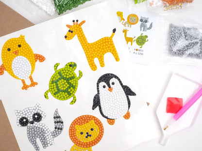 Diamond Painting Sticker - Animals 5