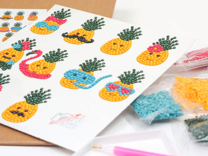 Diamond Painting Sticker - Ananas