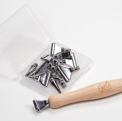 Hobby Tilbehør - Diamantpen - Træ med 13 jernspidser