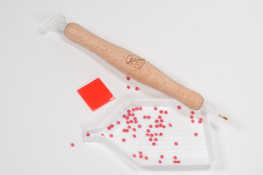Tilbehør - Diamond Painting pen i træ – med 2 spidser