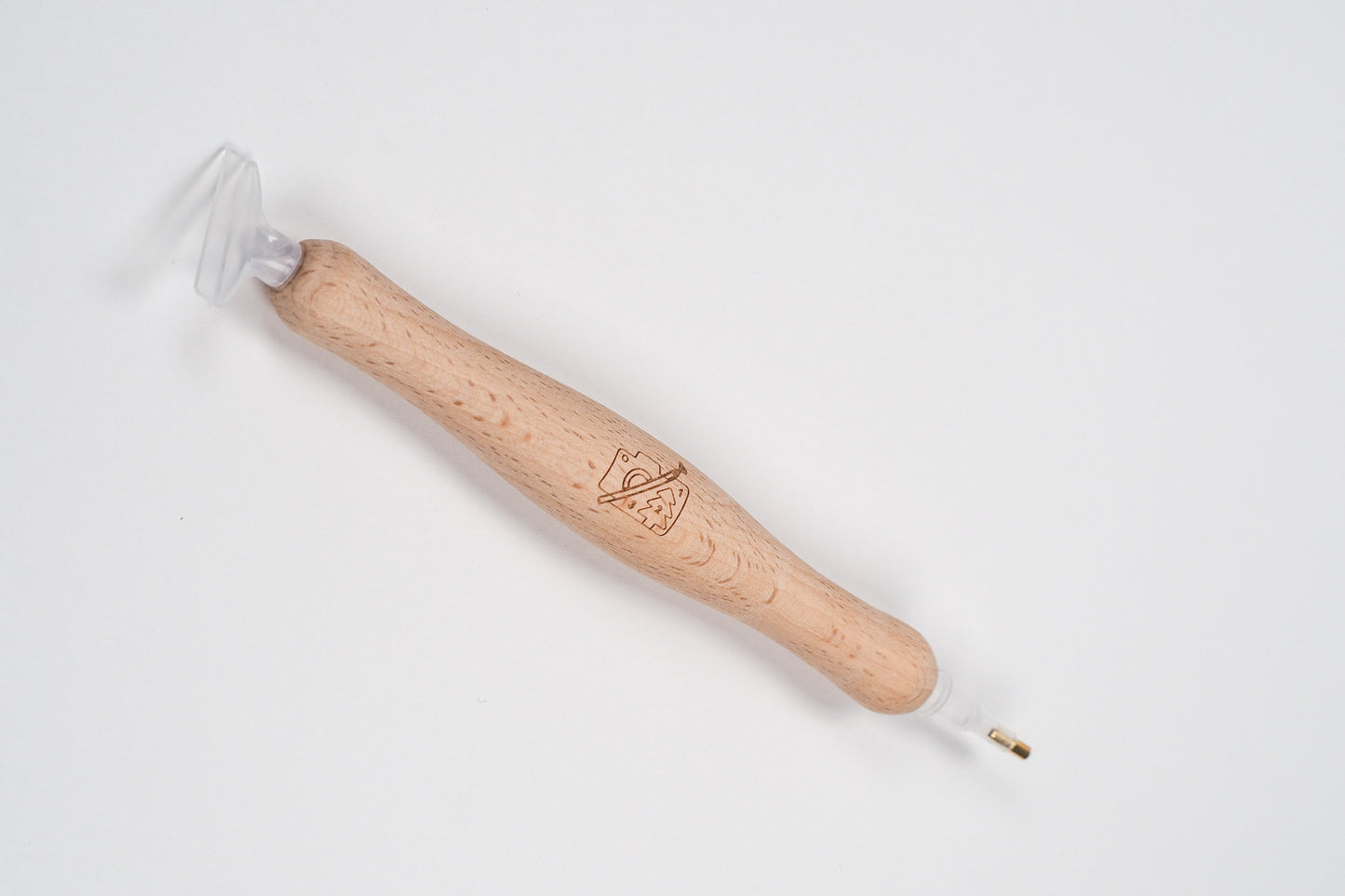 Tilbehør - Diamond Painting pen i træ – med 2 spidser