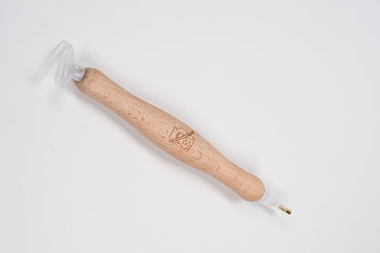 Tilbehør - Diamond Painting pen i træ – med 2 spidser