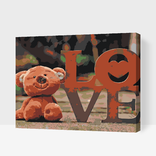 Paint by Numbers - Teddy Bear