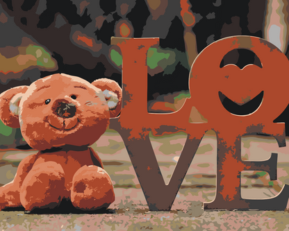 Paint by Numbers - Teddy Bear