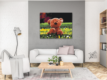 Paint by Numbers - Bjørn i græs