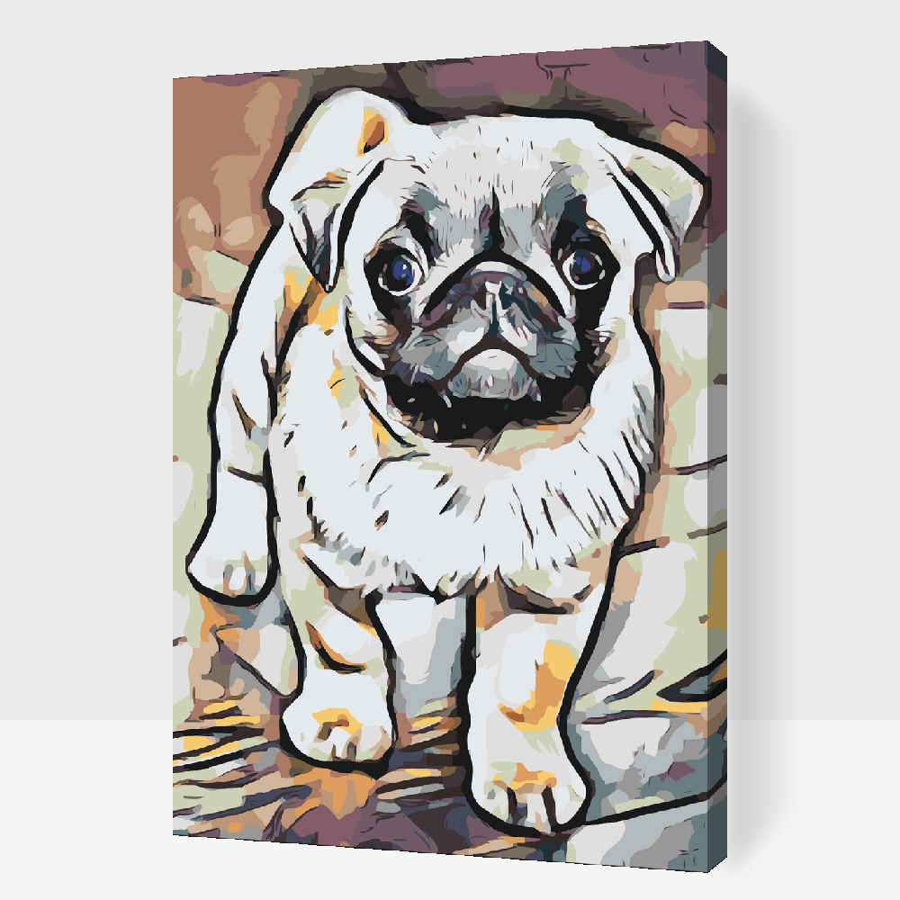Paint by Numbers - Mops