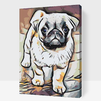 Paint by Numbers - Mops