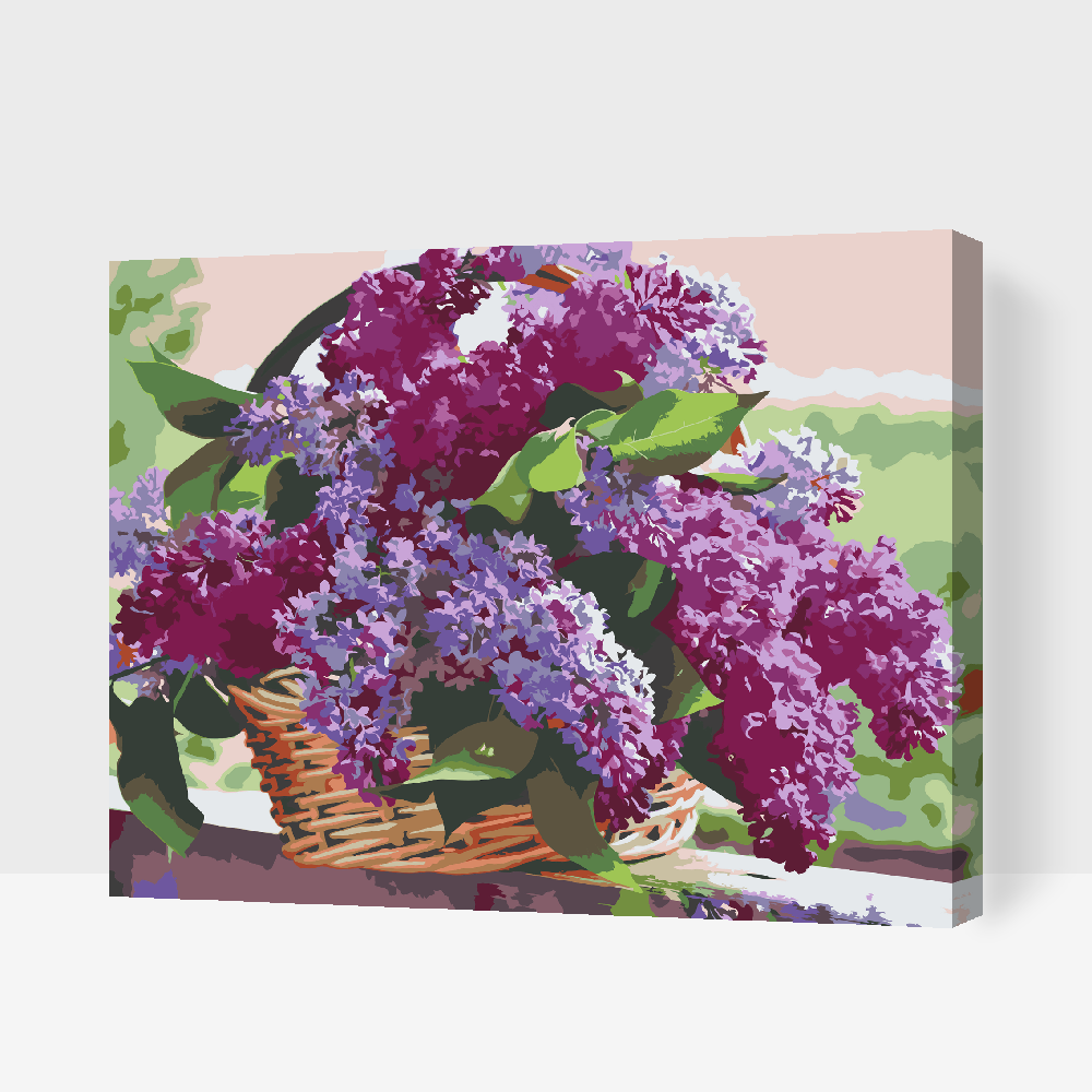 Paint by Numbers - Syrener i en kurv