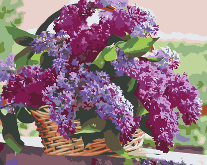 Paint by Numbers - Syrener i en kurv