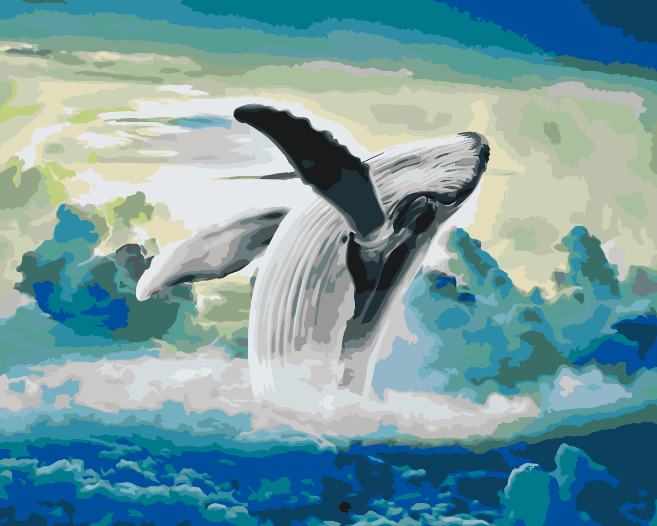 Paint by Numbers - Hval i himlen