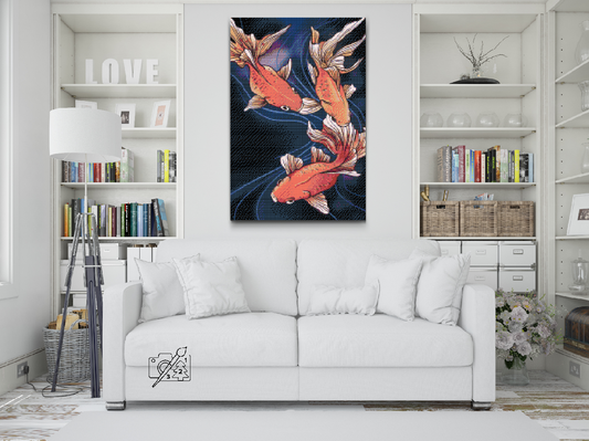 Diamond Painting - Gold Fish 2