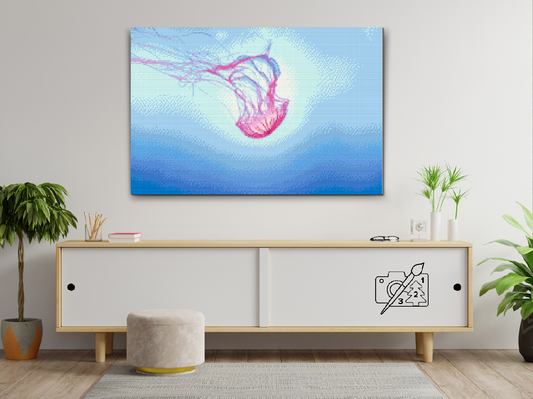 Diamond Painting - Pink Vandmænd