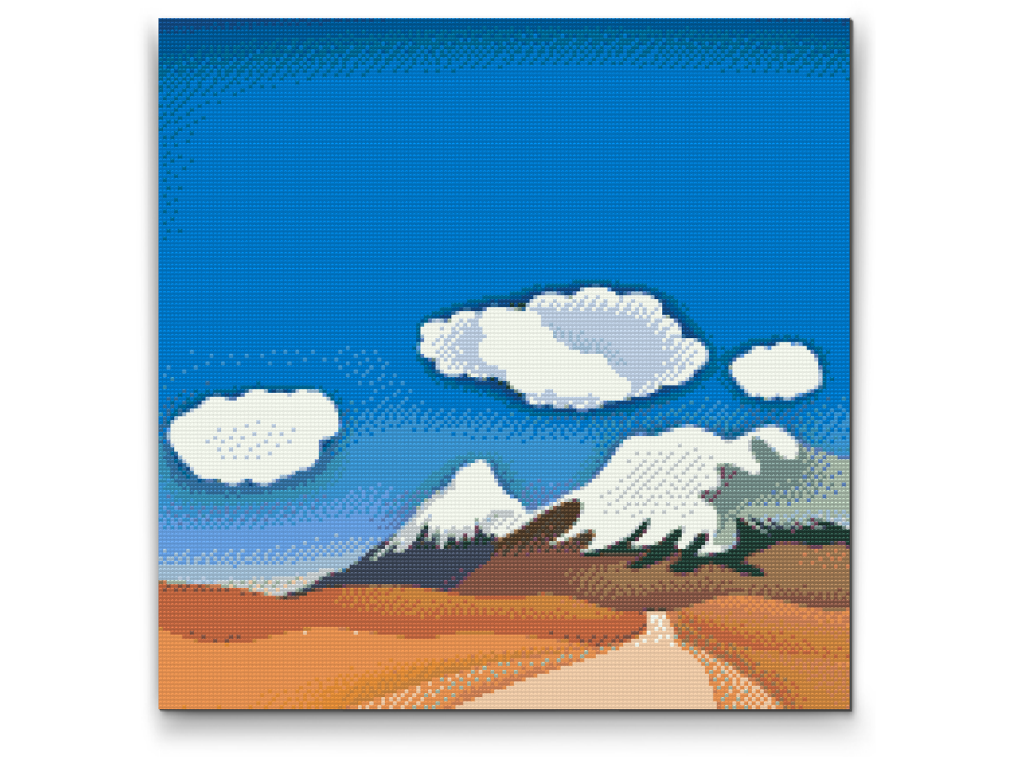 Diamond Painting - Skitsen af bjergene