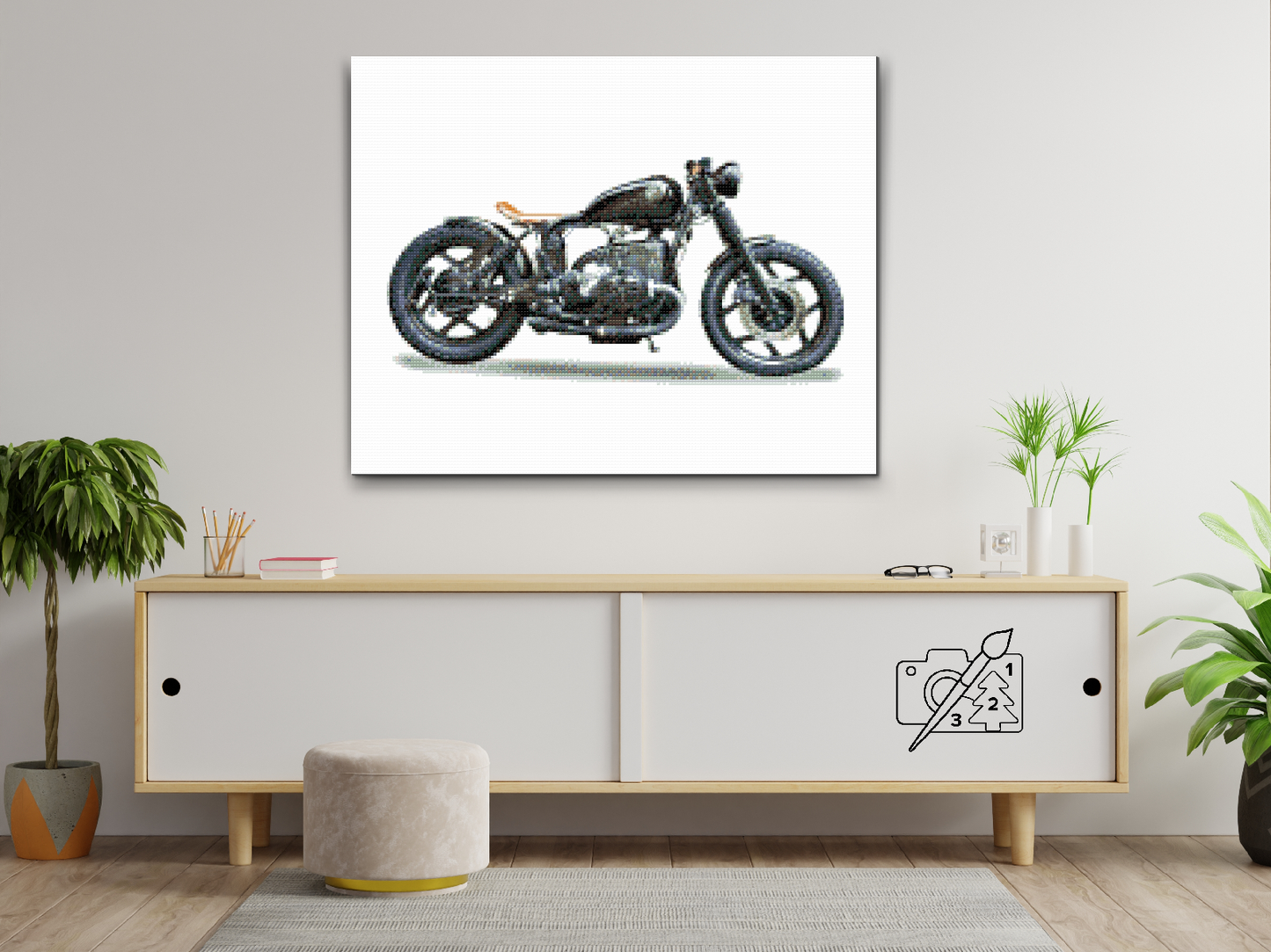 Diamond Painting - BMW Motorcykel
